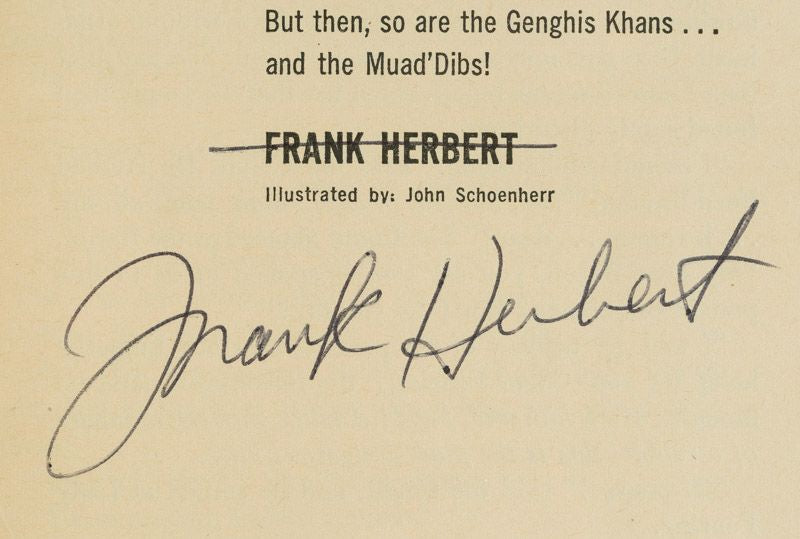 Frank Herbert, Dune - the rare first edition, first state book. – Bayliss  Rare Books Limited. Registered in England and Wales No: 14089575